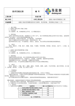 2025年工程全套电气技术交底