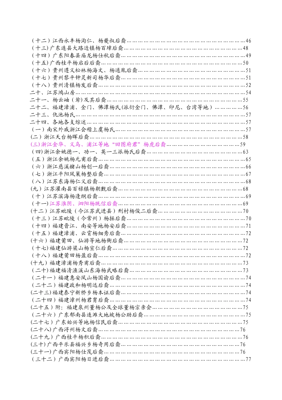 杨氏世祖系总表_第2页