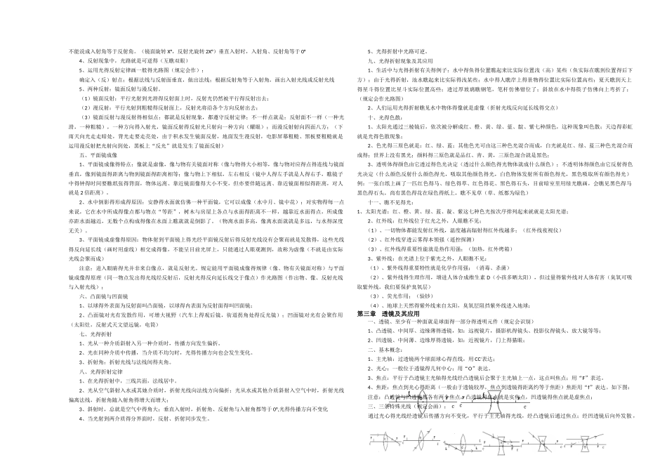 2025年初三物理知识点总结_第2页