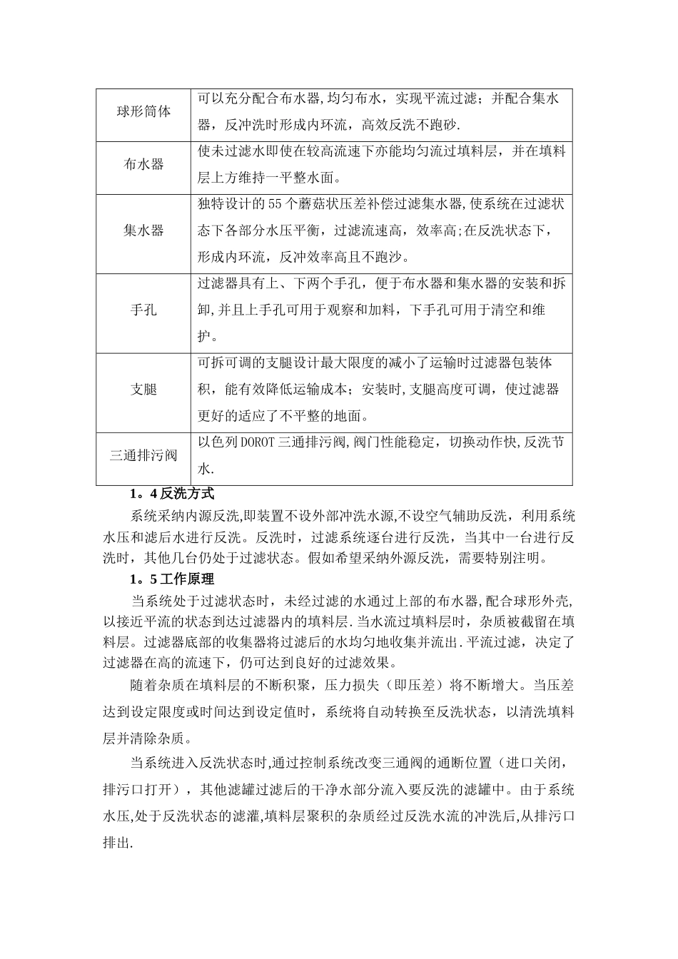 杭州励进浅层砂过滤器技术规范书_第3页