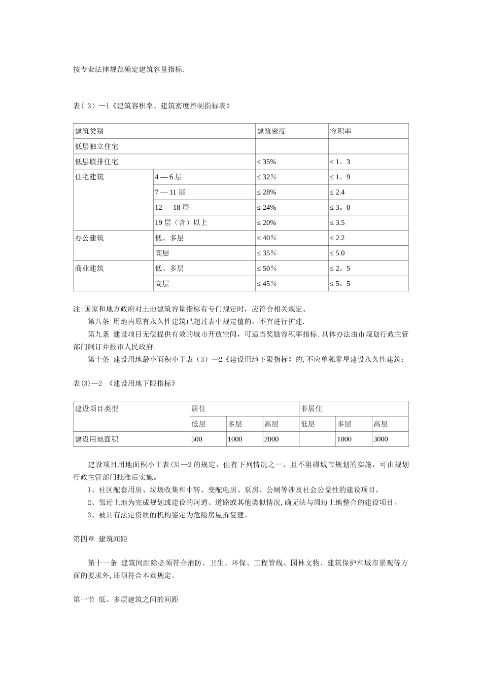 杭州市城市规划管理技术规定(试行)_第2页