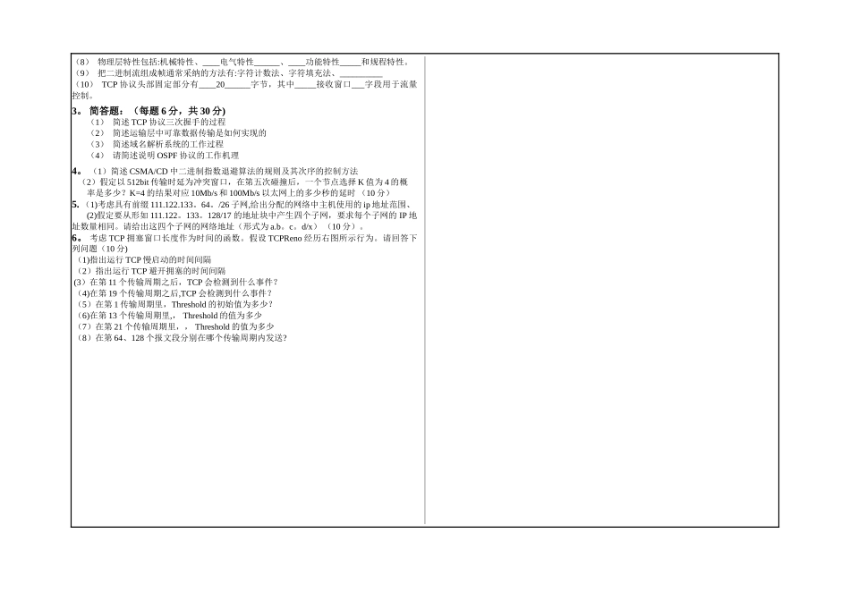 杭电2024计算机网络试卷_第2页