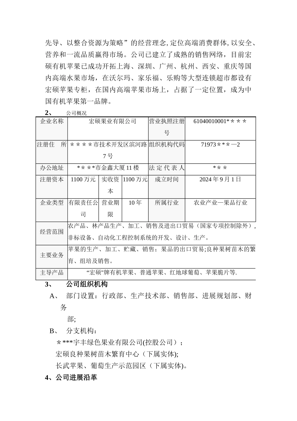果业集团商业计划书_第2页