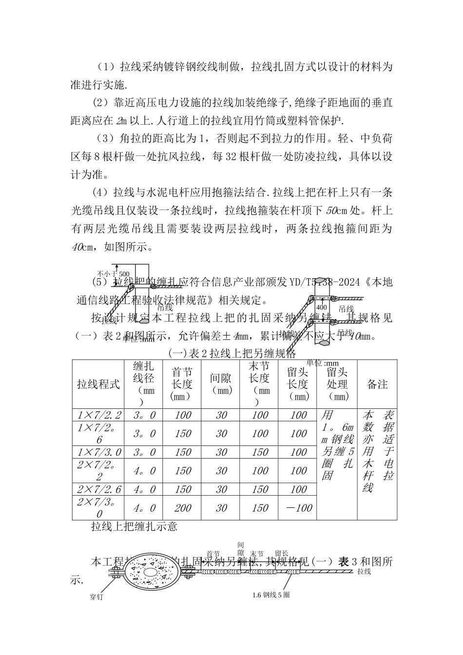 架空、管道、直埋光缆线路工程施工规范_第3页