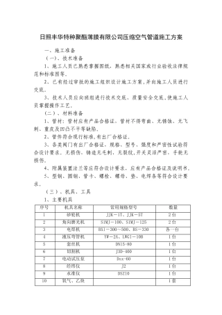 架空供热管道施工方案