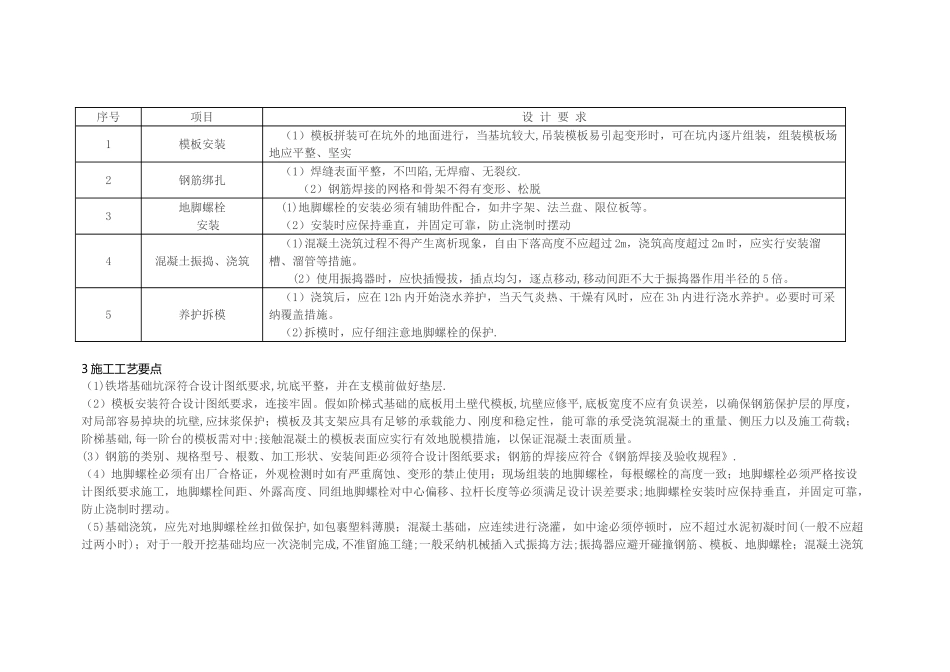 架空线路工程的铁塔基础设计及施工要点_第3页