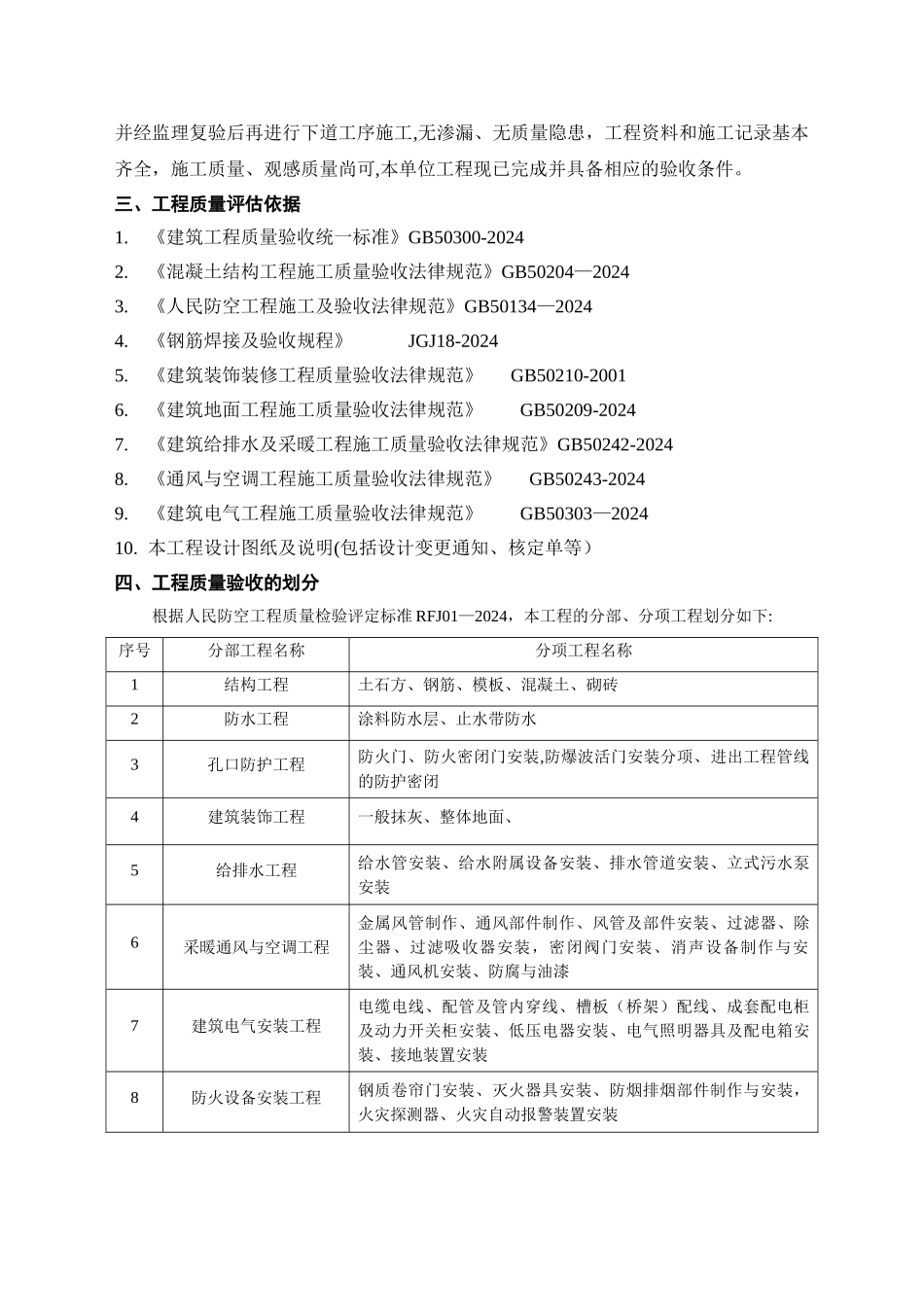 某人防工程监理评估报告_第3页