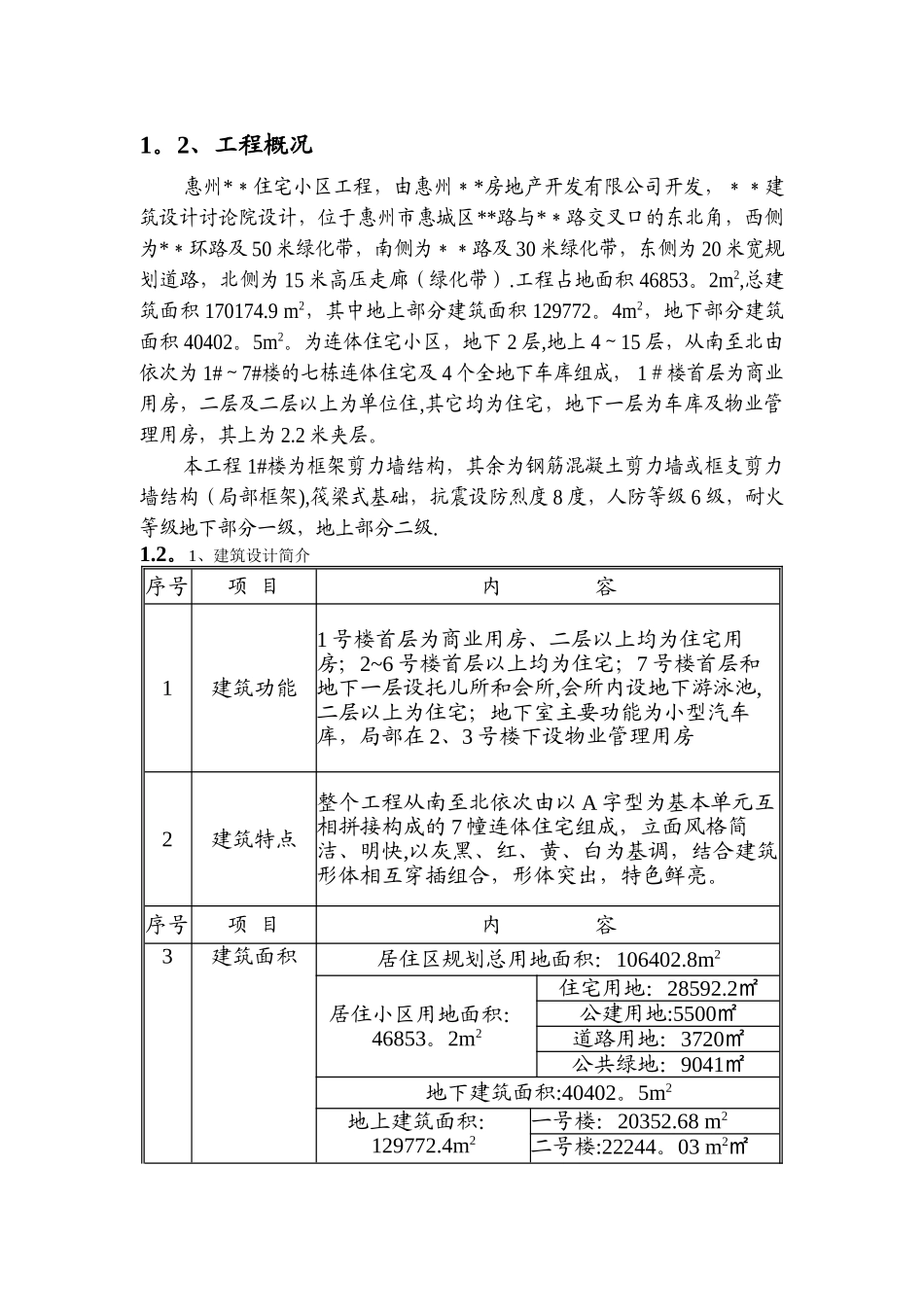 某住宅小区工程施工组织设计_第3页