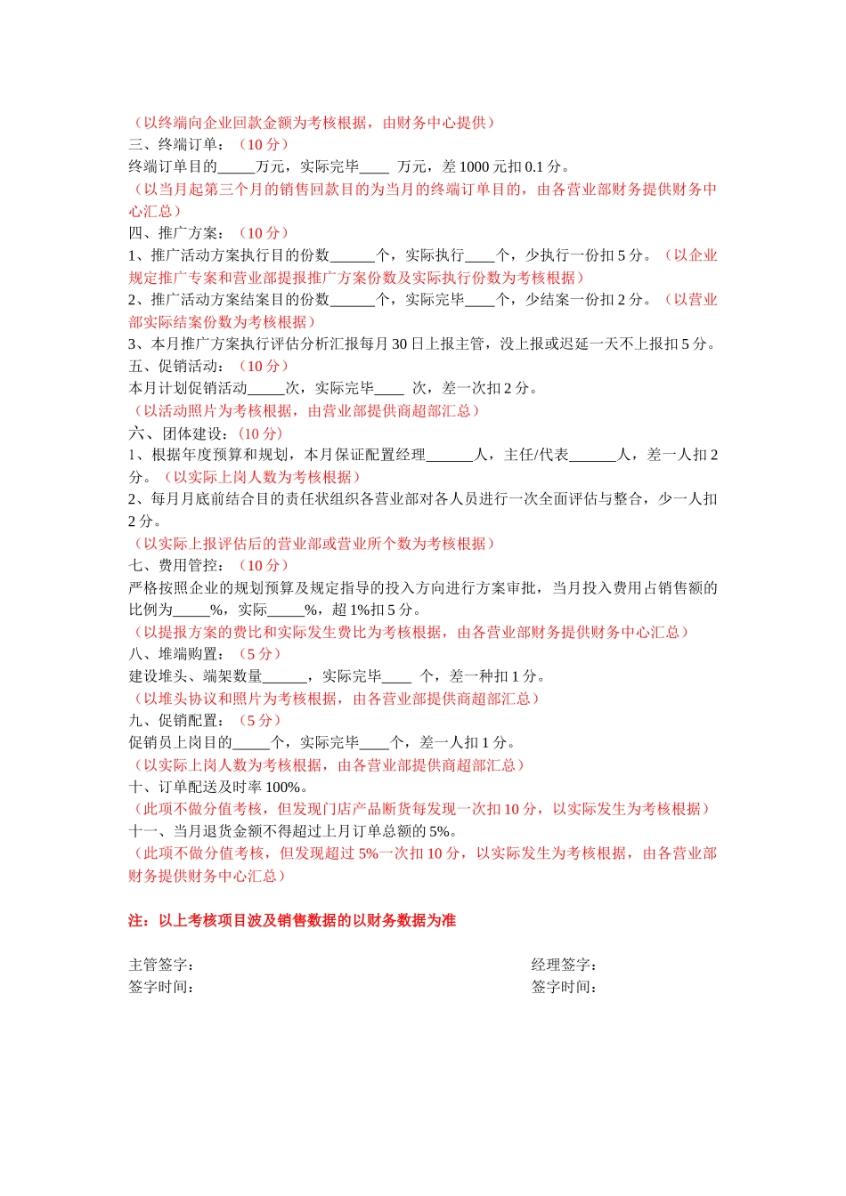 2025年有关KA人员考核的调整意见_第2页