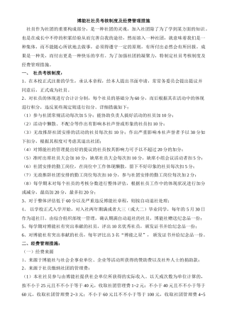 2025年博能社社员考核制度及经费管理办法