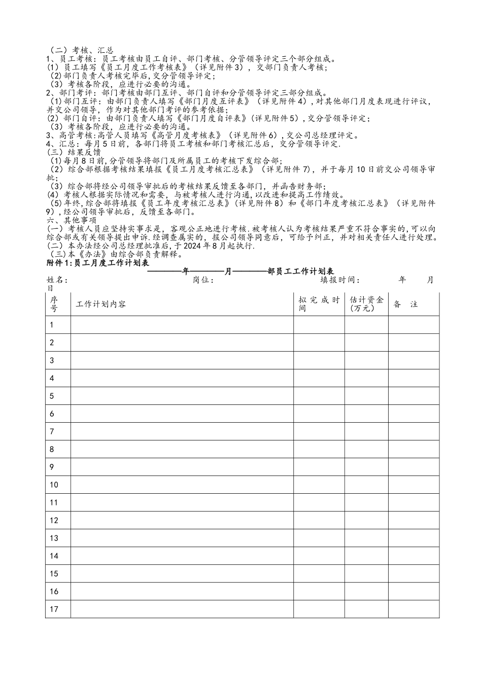 某公司绩效考核办法_第2页