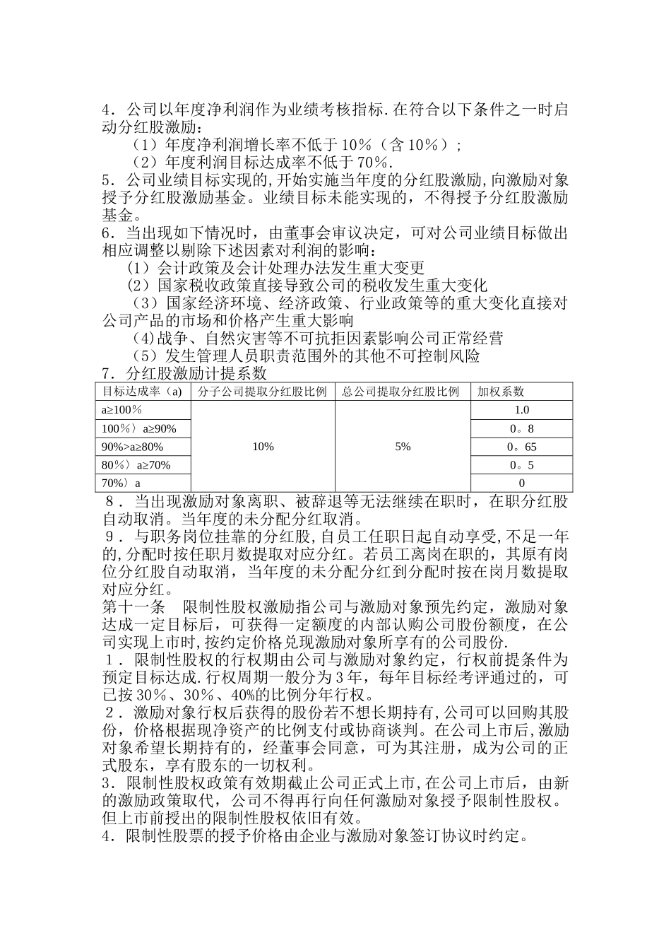 某公司股权激励管理办法_第3页
