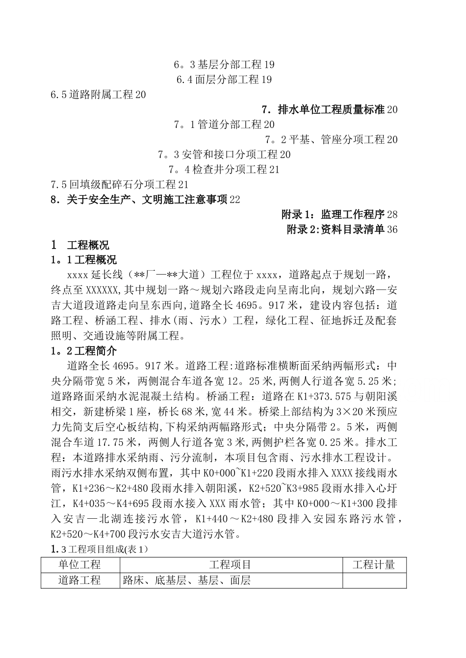 某市政道路和排水工程监理规划_第2页