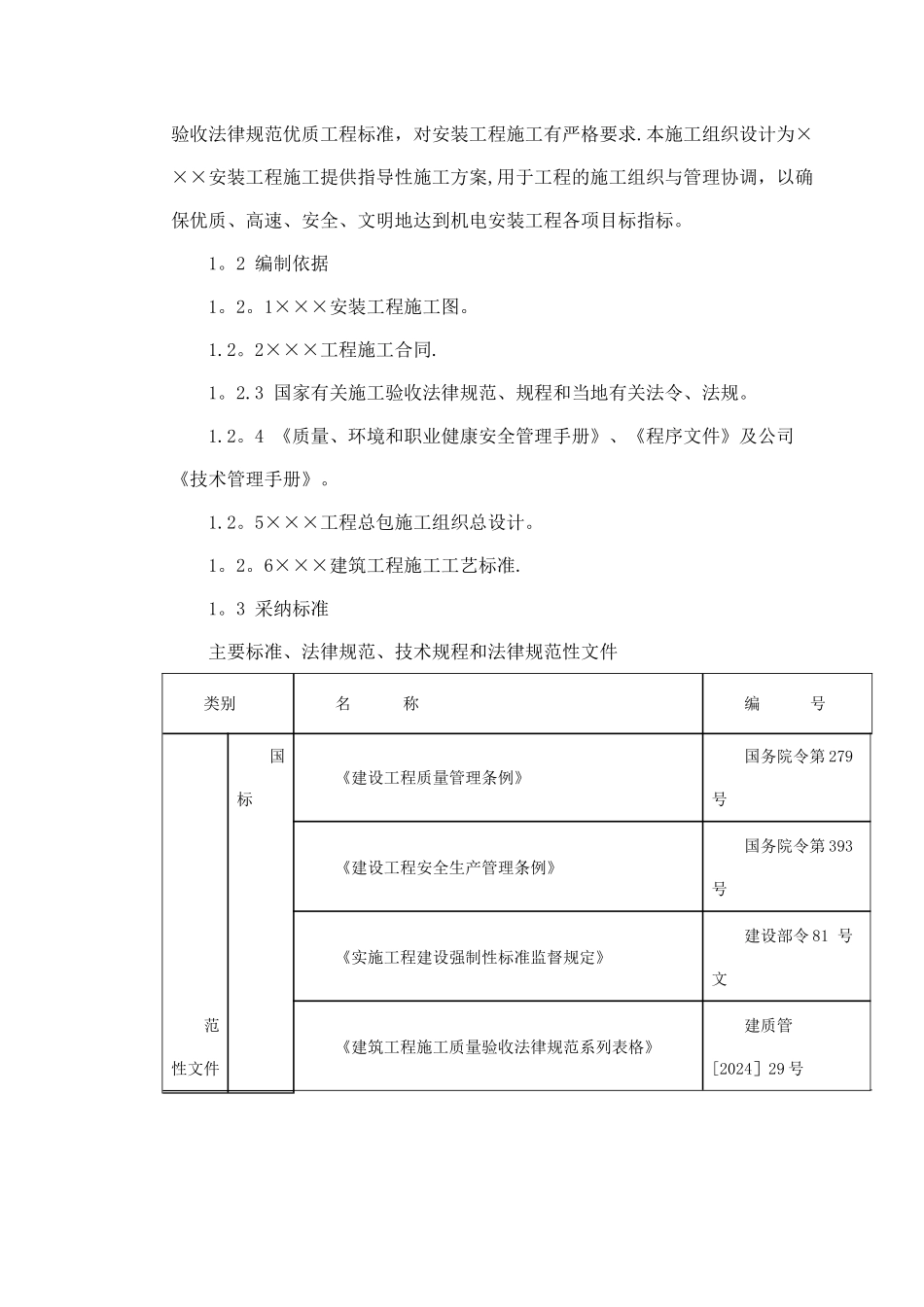 某机电安装工程施工组织设计_第2页