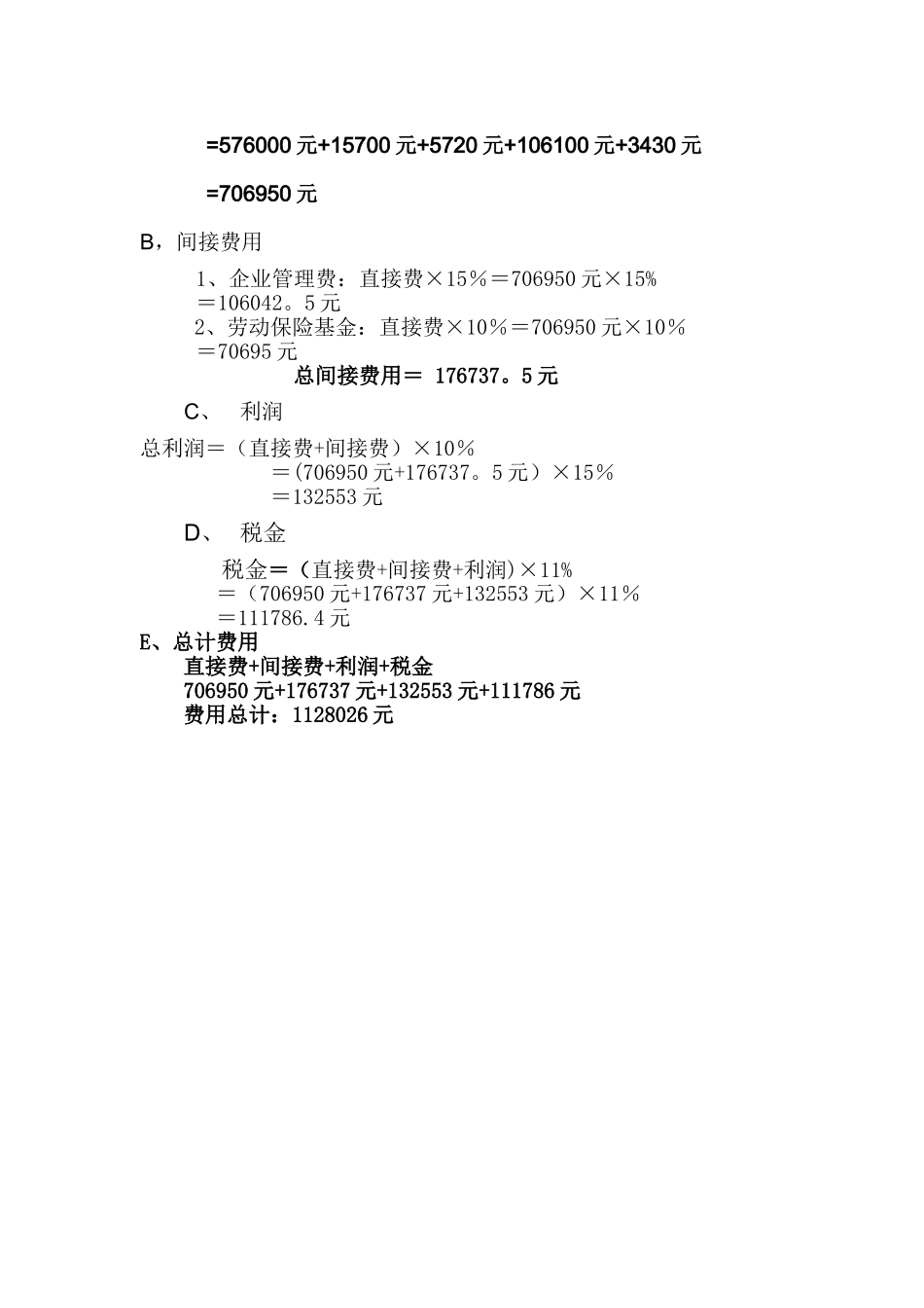某某园园林绿化养护管理报价单_第3页