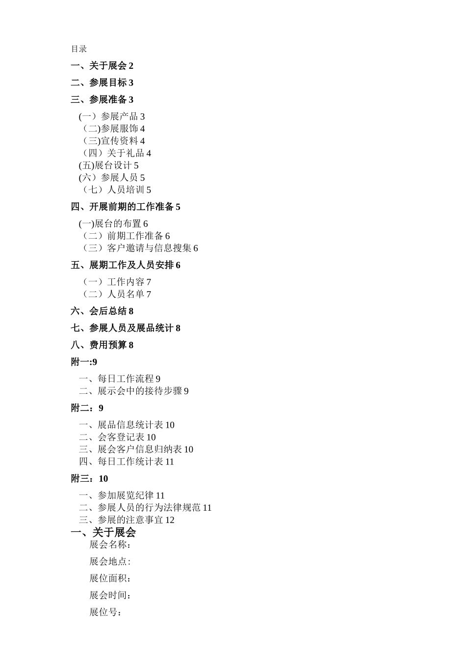 某某展会策划方案_第1页
