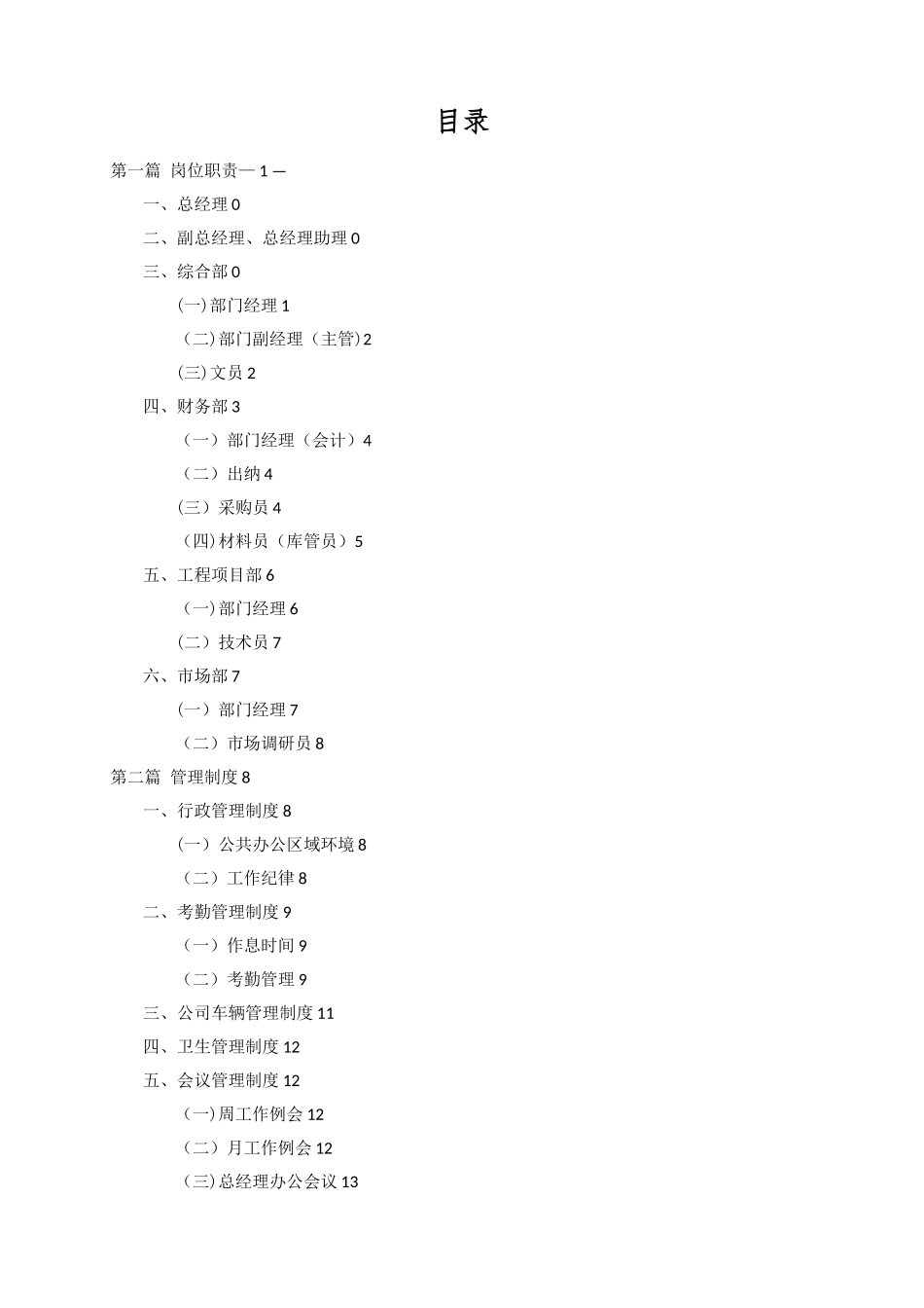 某燃气有限公司管理制度、岗位职责_第2页