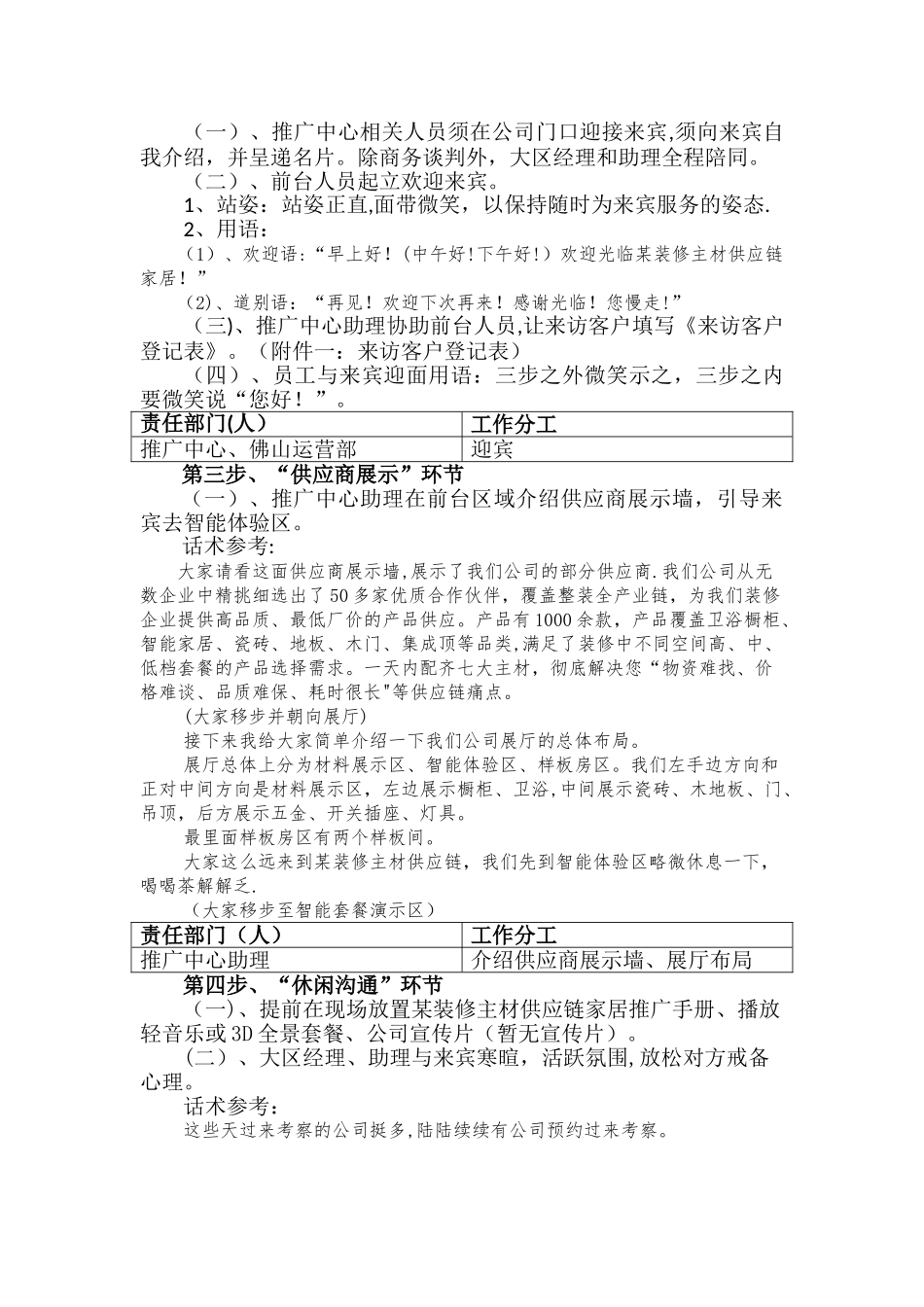 某装修主材供应链展厅接待讲解流程与规范_第2页