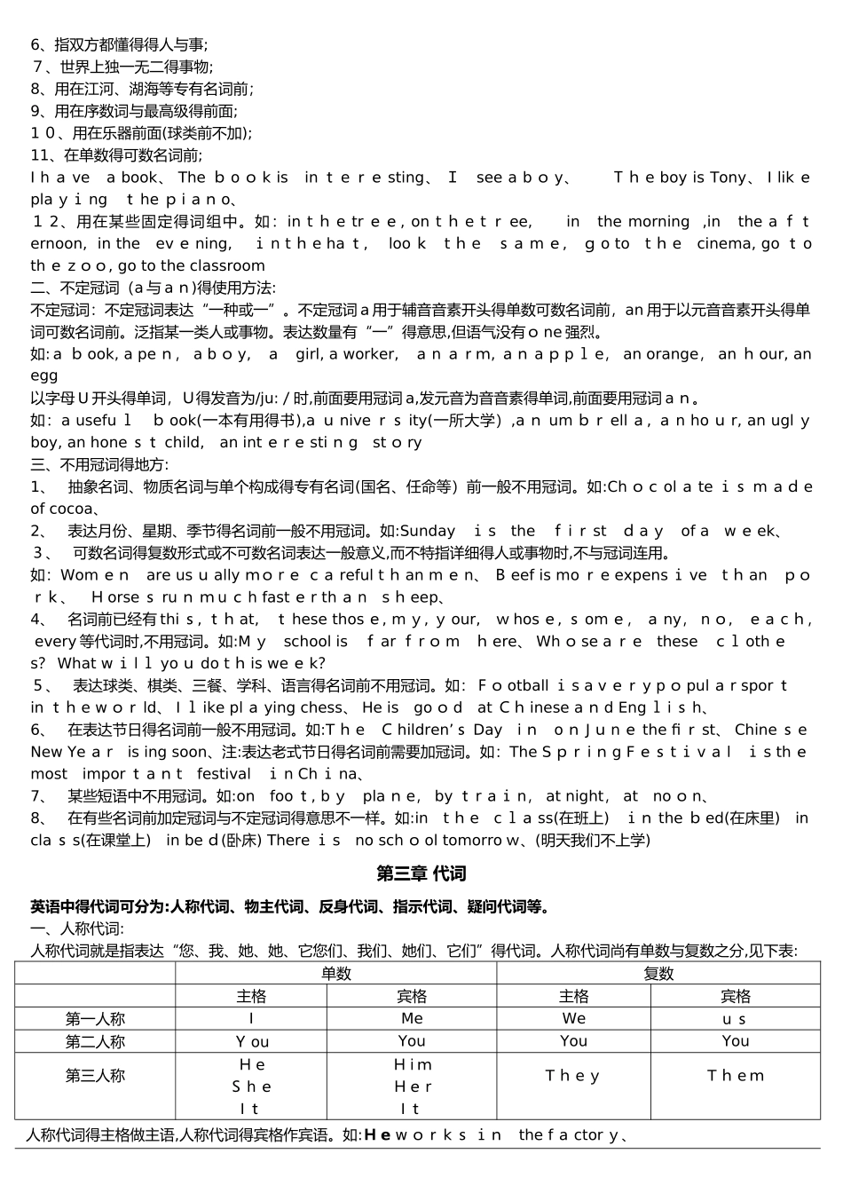 2025年小学英语基础知识归纳_第3页