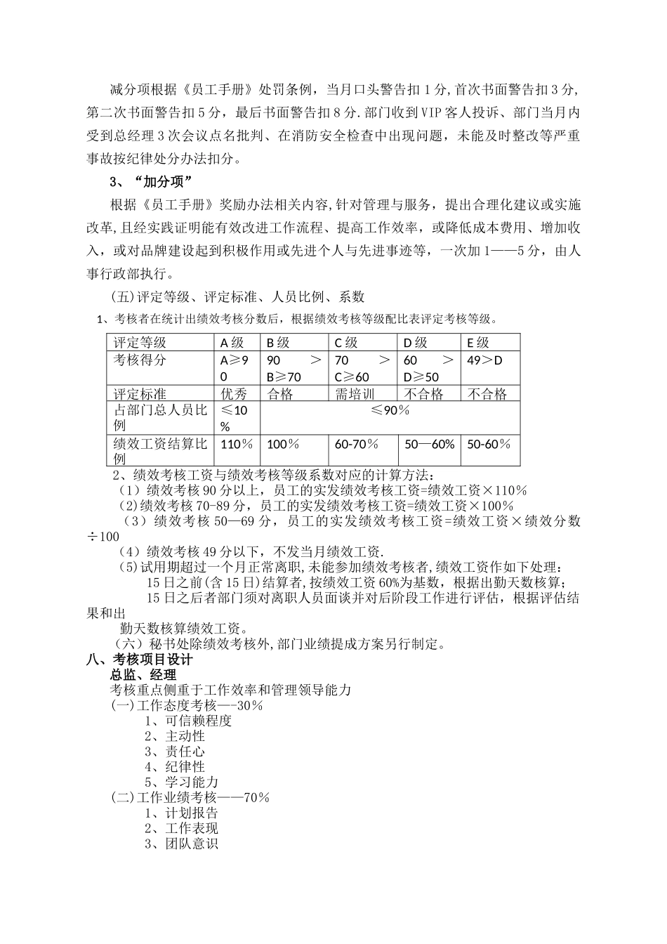 某酒店绩效考核体系_第3页