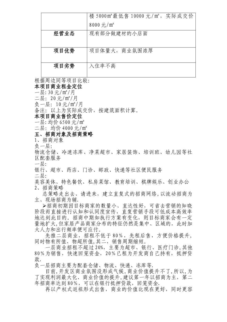 某项目商业招商方案_第2页