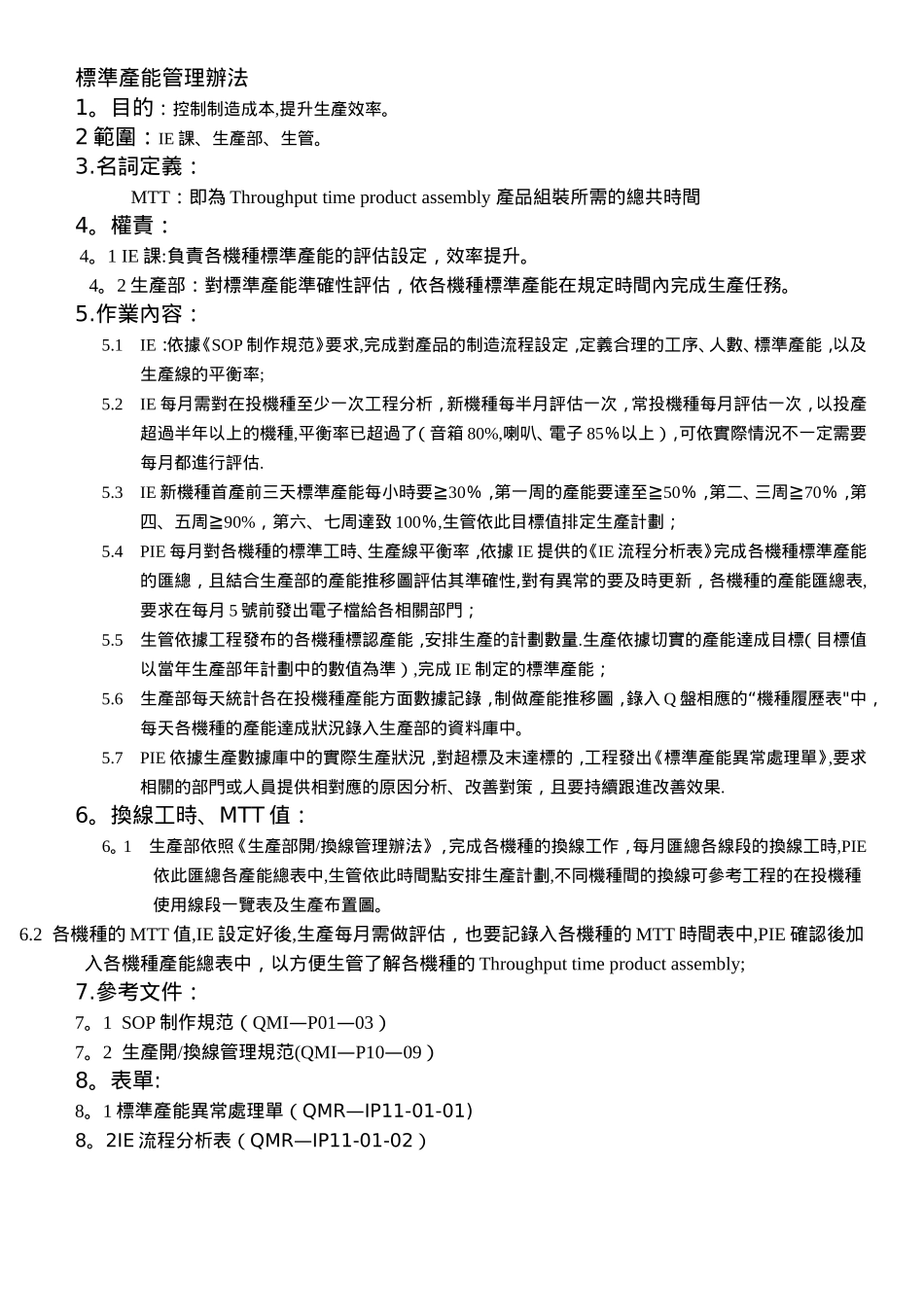 标准产能管理办法_第1页