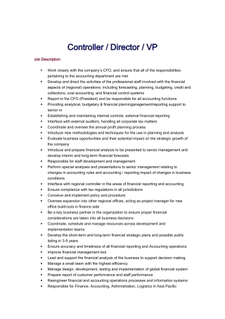 2025年咨询公司做的全套职位描述英文版