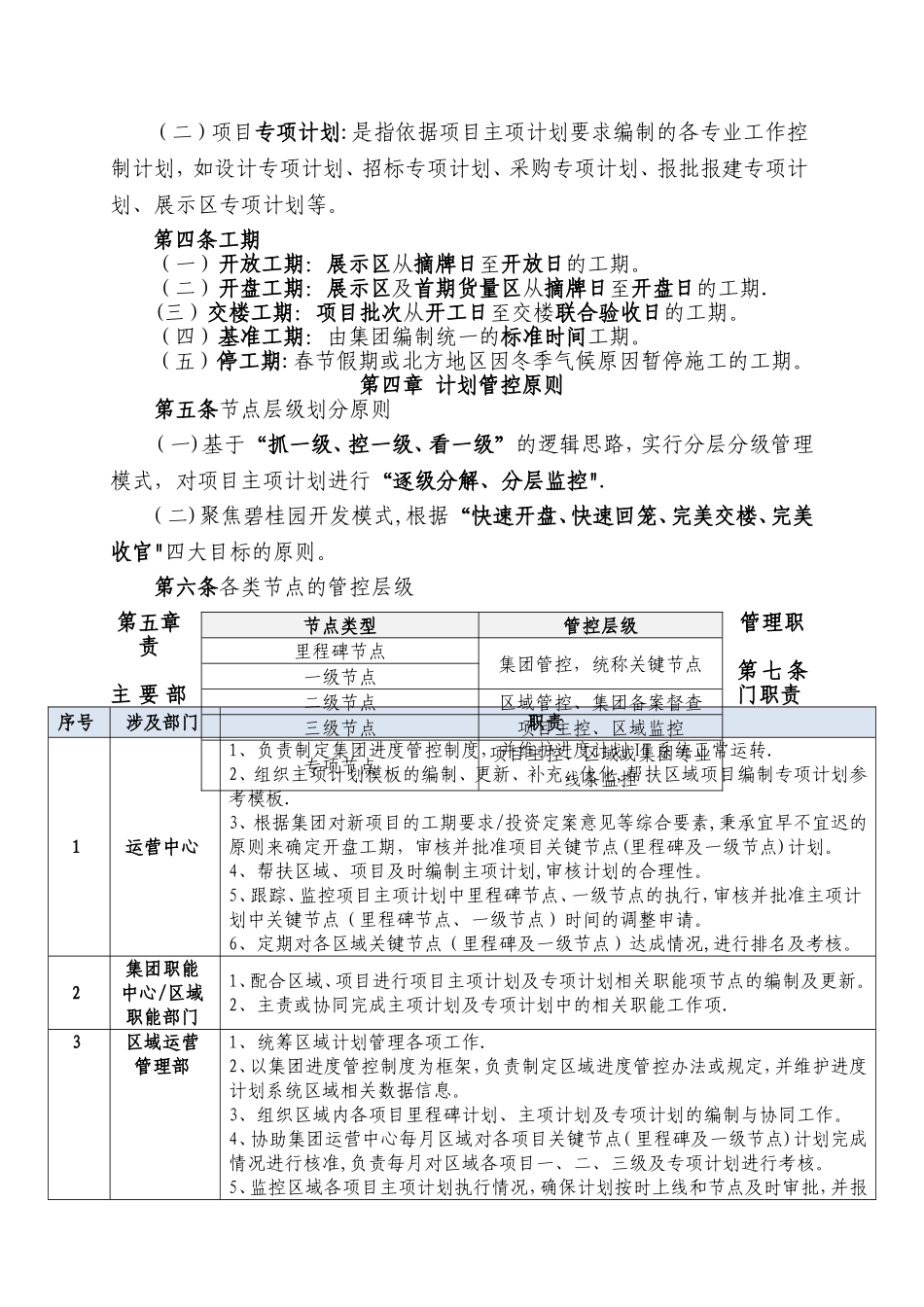 标杆地产集团进度计划管理办法_第2页
