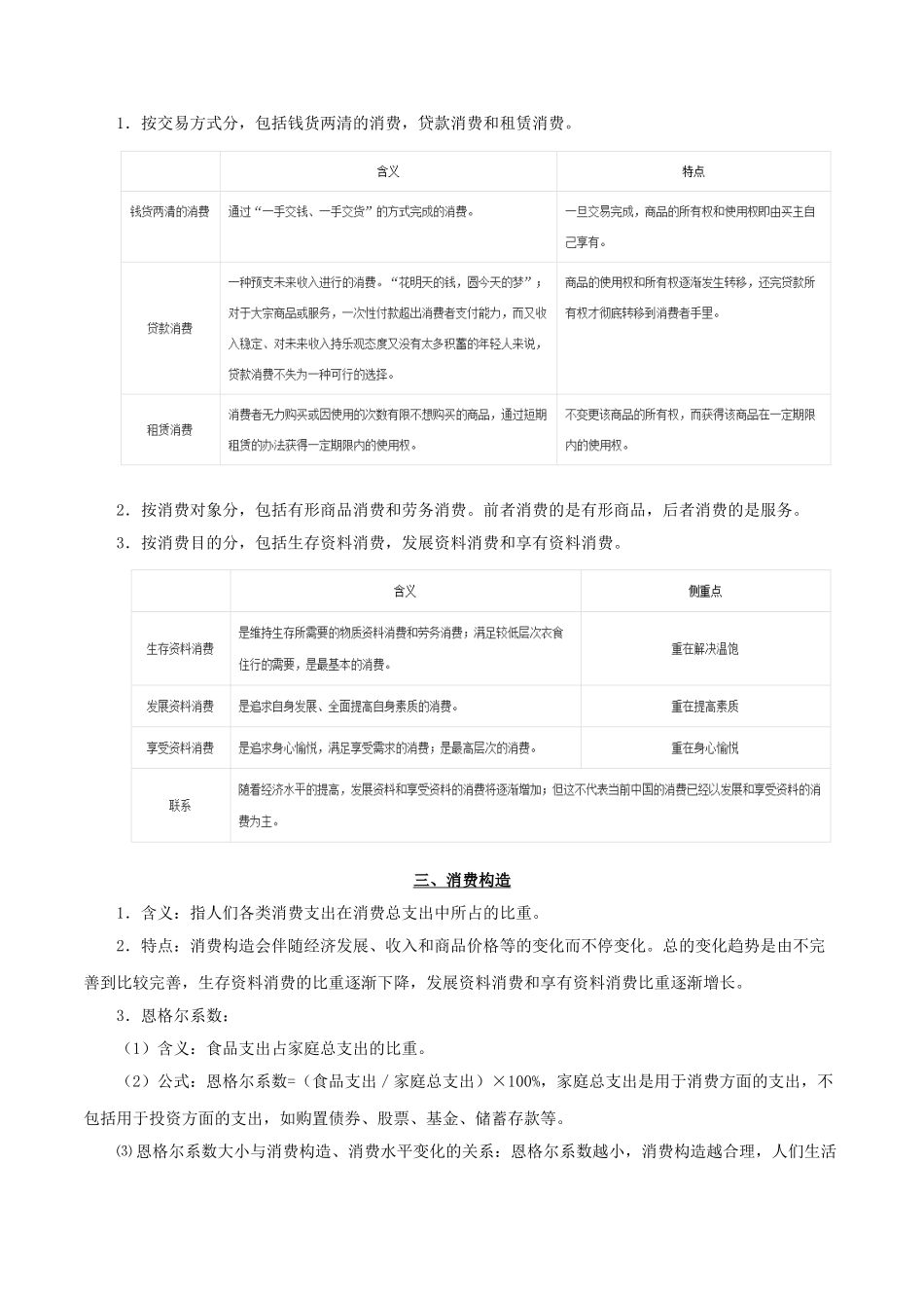 2025年备战高考政治考点一遍过考点03消费含解析_第2页