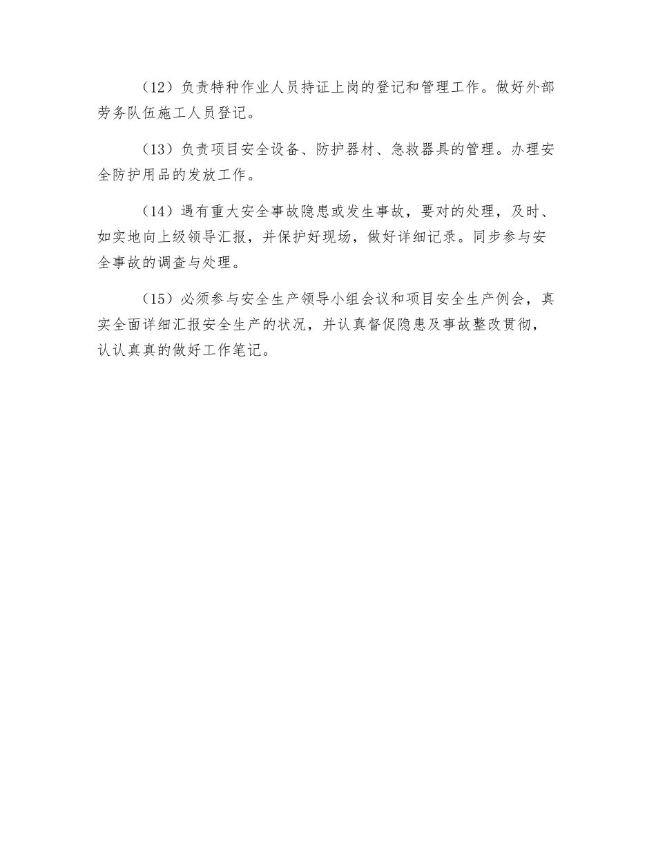 2025年项目安全员职业健康职责_第2页