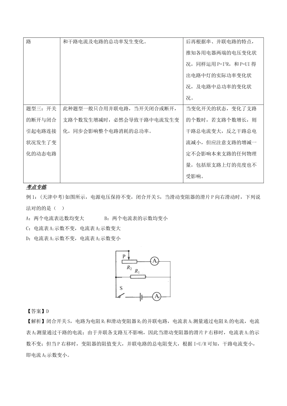 2025年备战中考物理热点考点05动态电路专题突破含解析_第2页