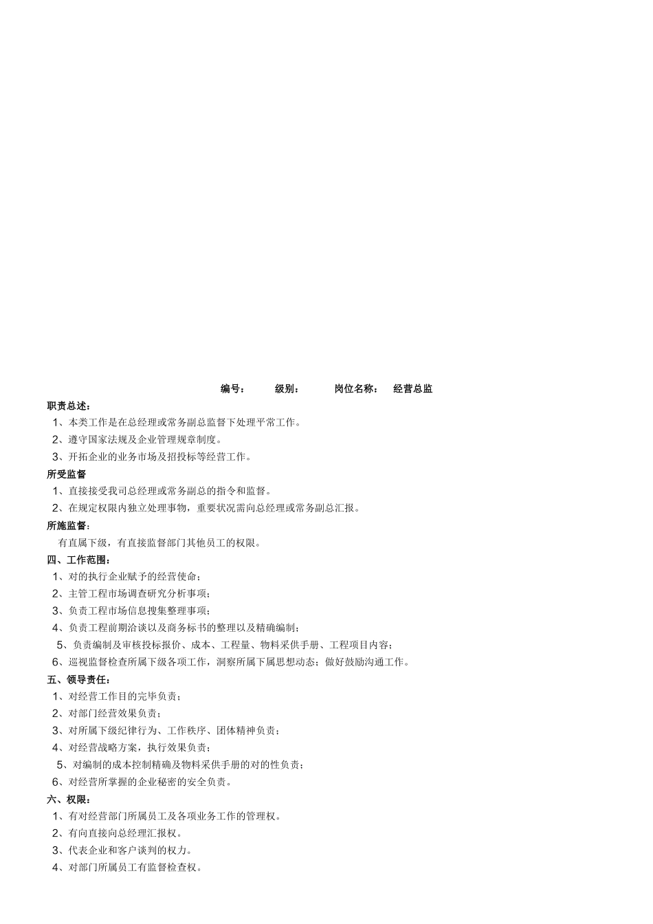 2025年岗位职责全套_第3页