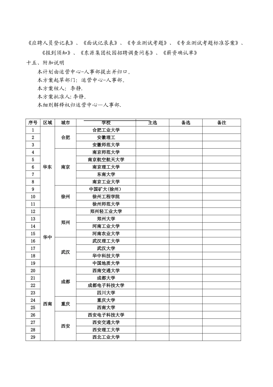 校园招聘方案结构框架_第3页