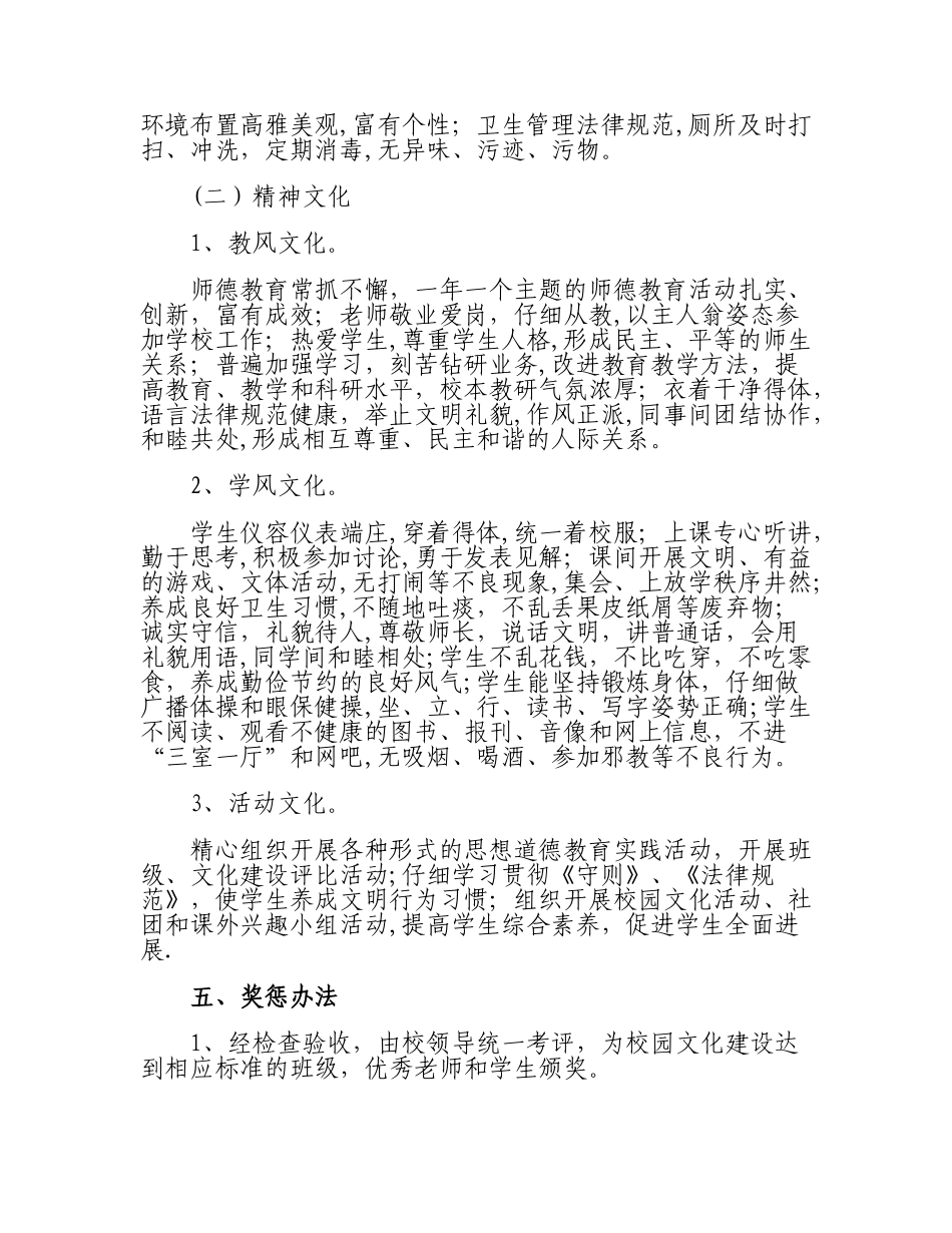 校园文化建设管理制度和考核细则_第2页