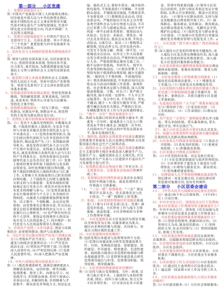 2025年社区工作者应知应会