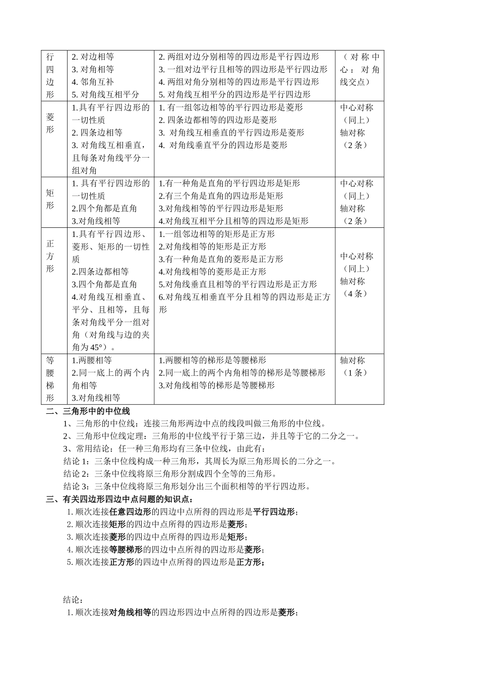 2025年北师大版数学九年级上册知识点总结_第3页