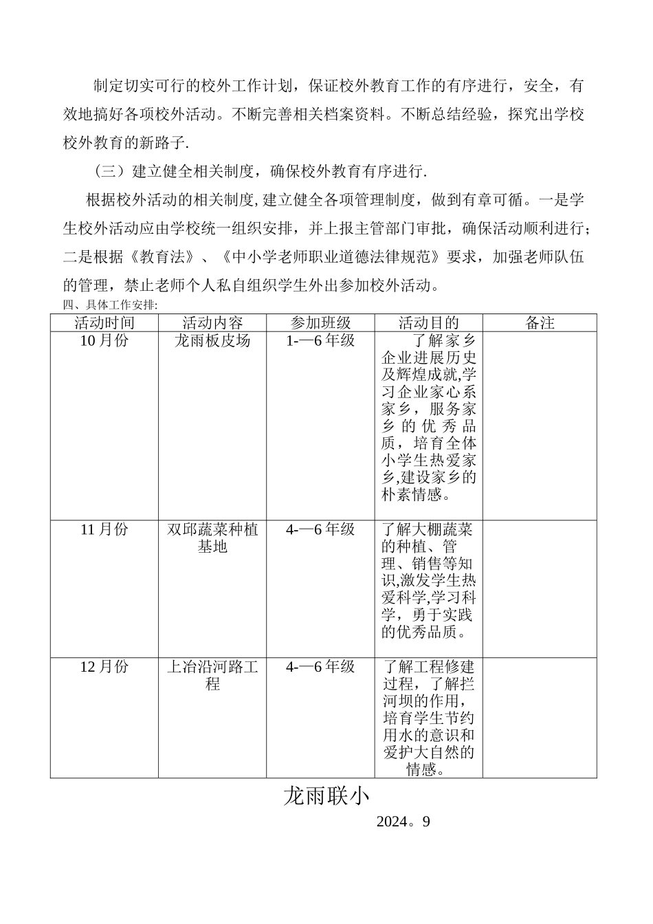 校外教育资源开发利用活动方案_第2页