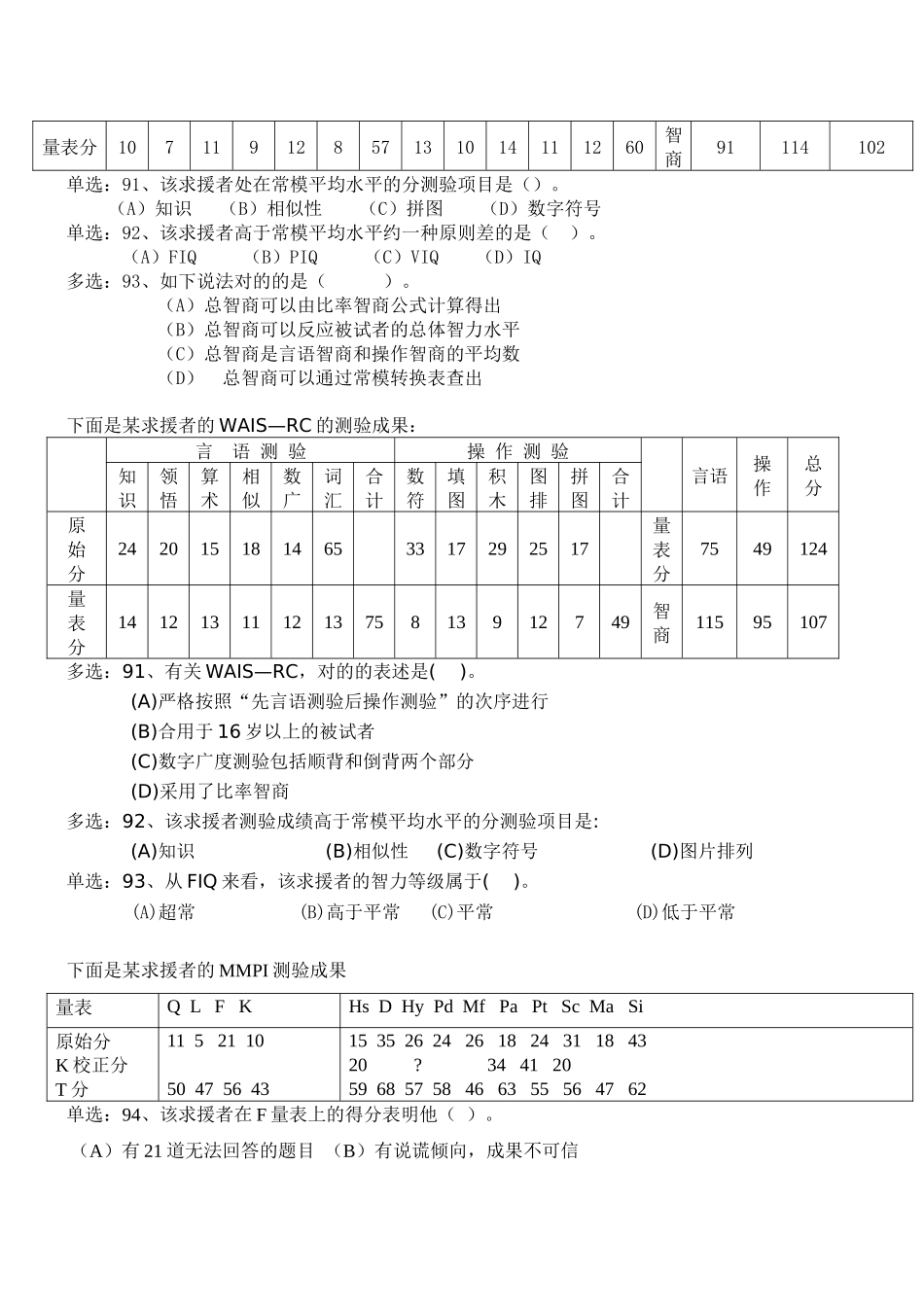 2025年心理咨询师三级考试卷_第2页