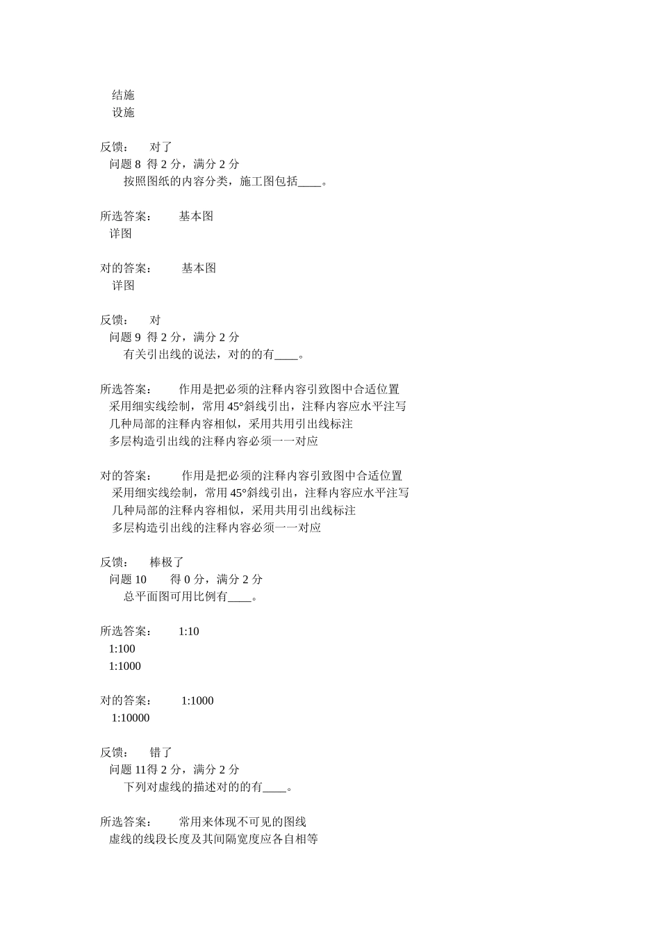 2025年建筑识图题库_第3页