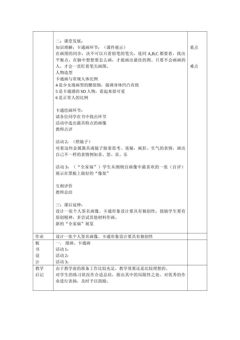 2025年岭南版七年级美术下册全册教案_第2页