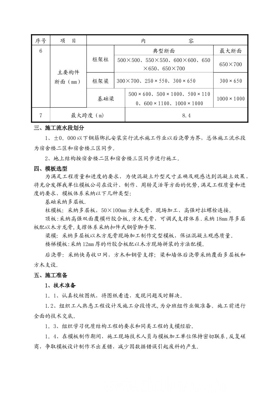 框架结构体育馆模板施工方案_第2页
