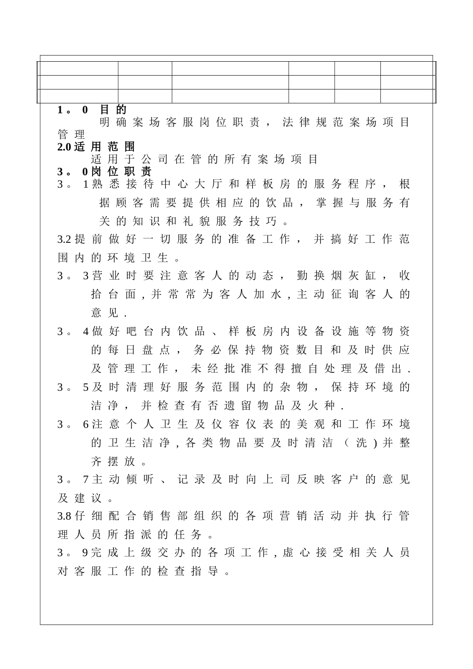 案场客服岗位职责_第2页