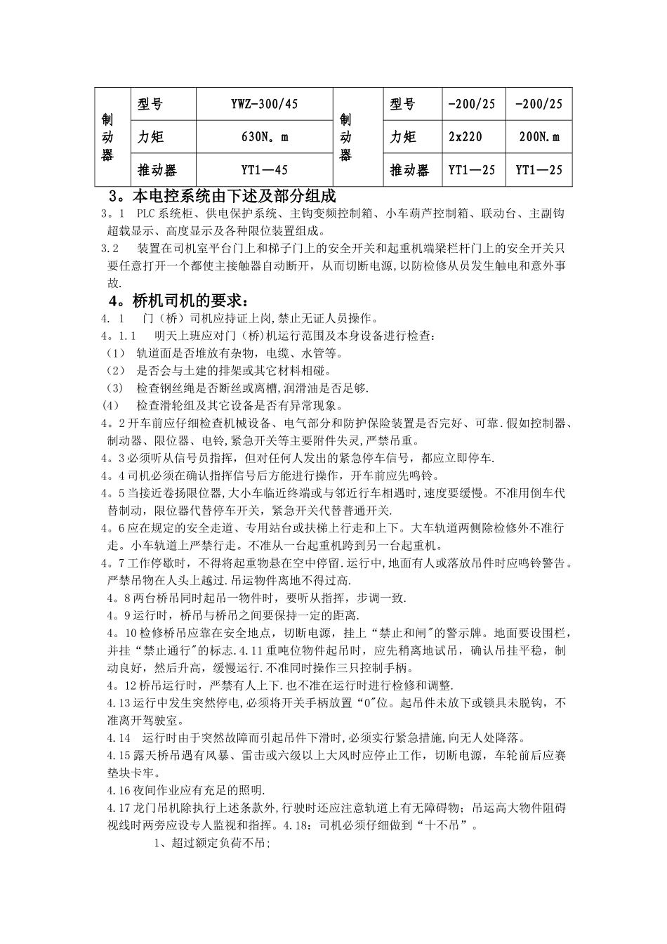 桥式起重机安全操作规程_第2页