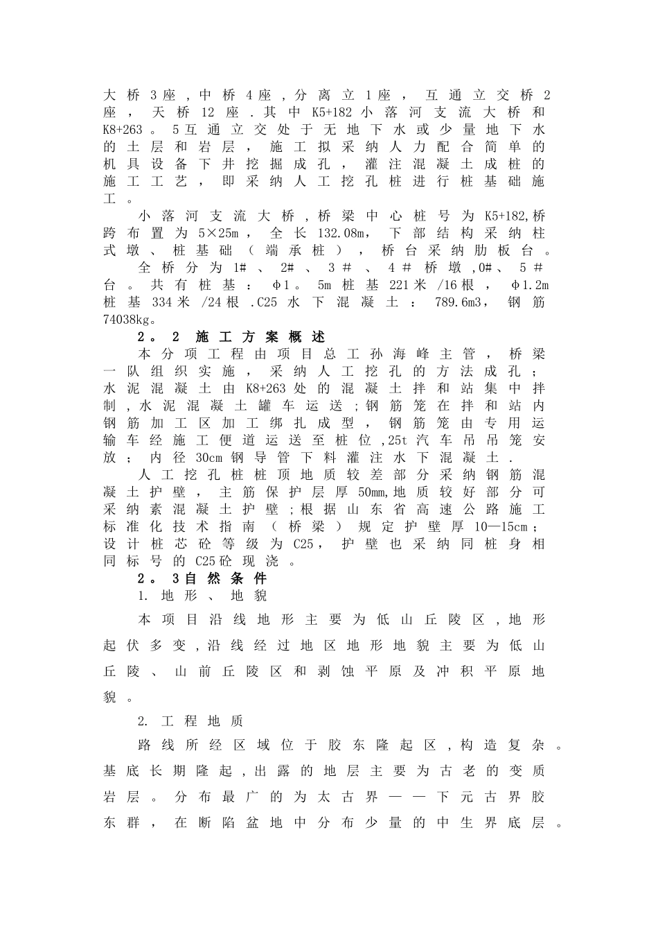 桥梁人工挖孔桩专项施工方案_第2页