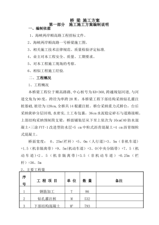 桥梁工程施工方案[1]