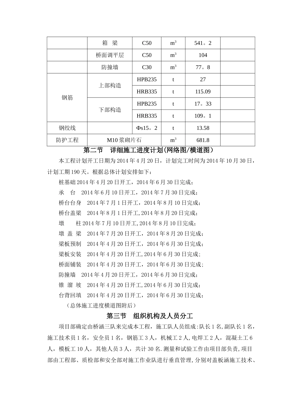 桥梁工程施工方案43152_第2页