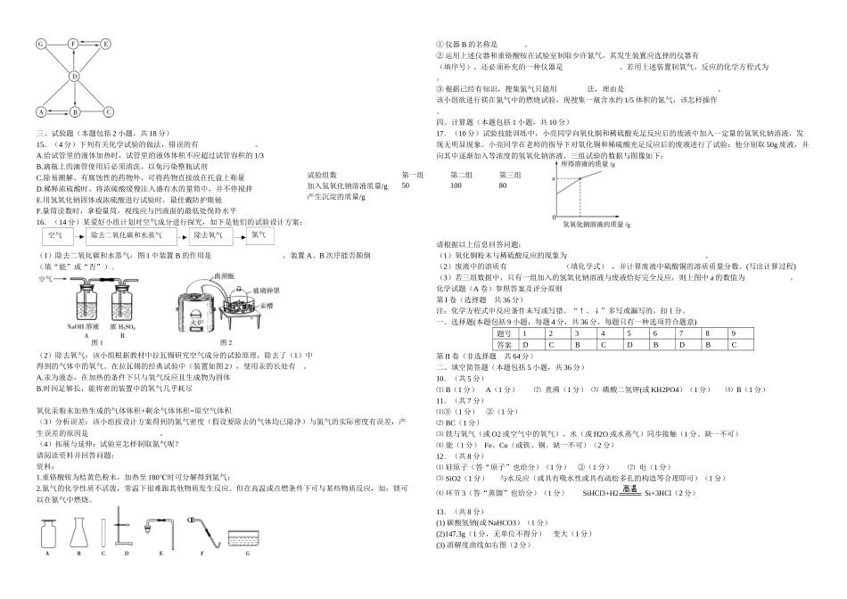 2025年东营中考化学真题_第3页