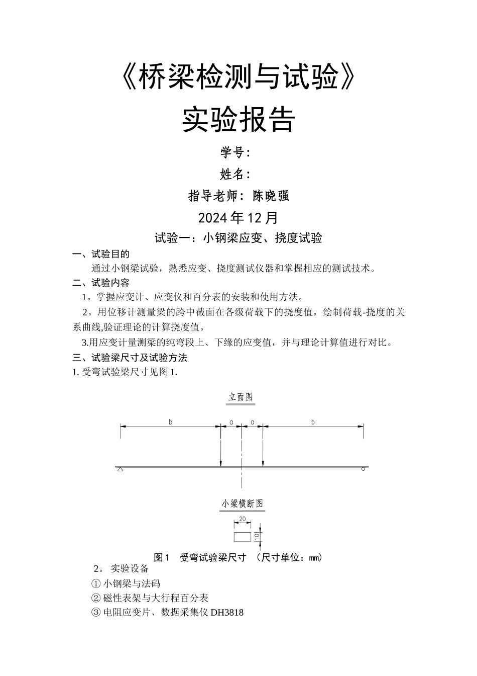 桥梁工程检测报告_第1页