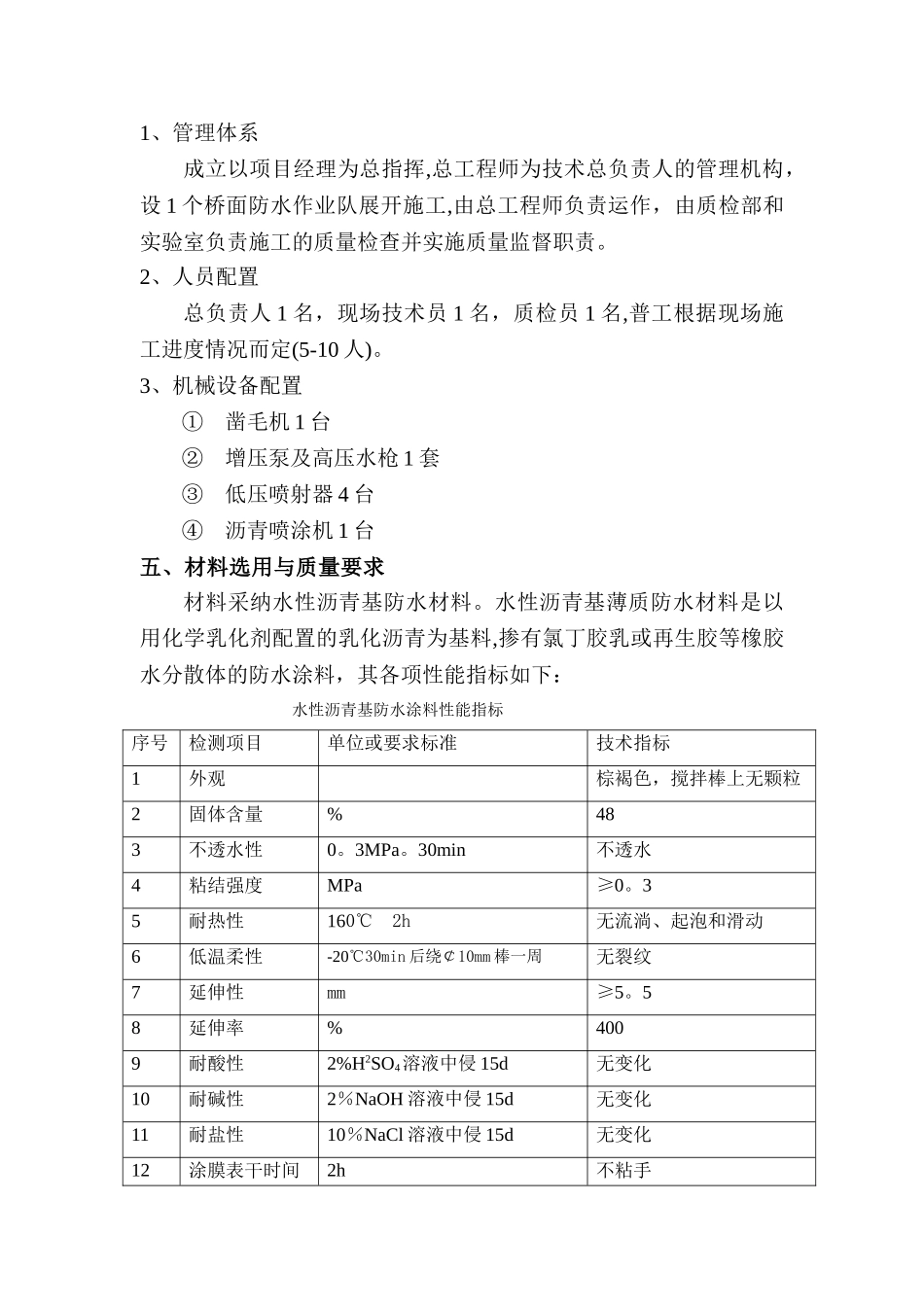 桥面铺装防水层施工方案_第2页
