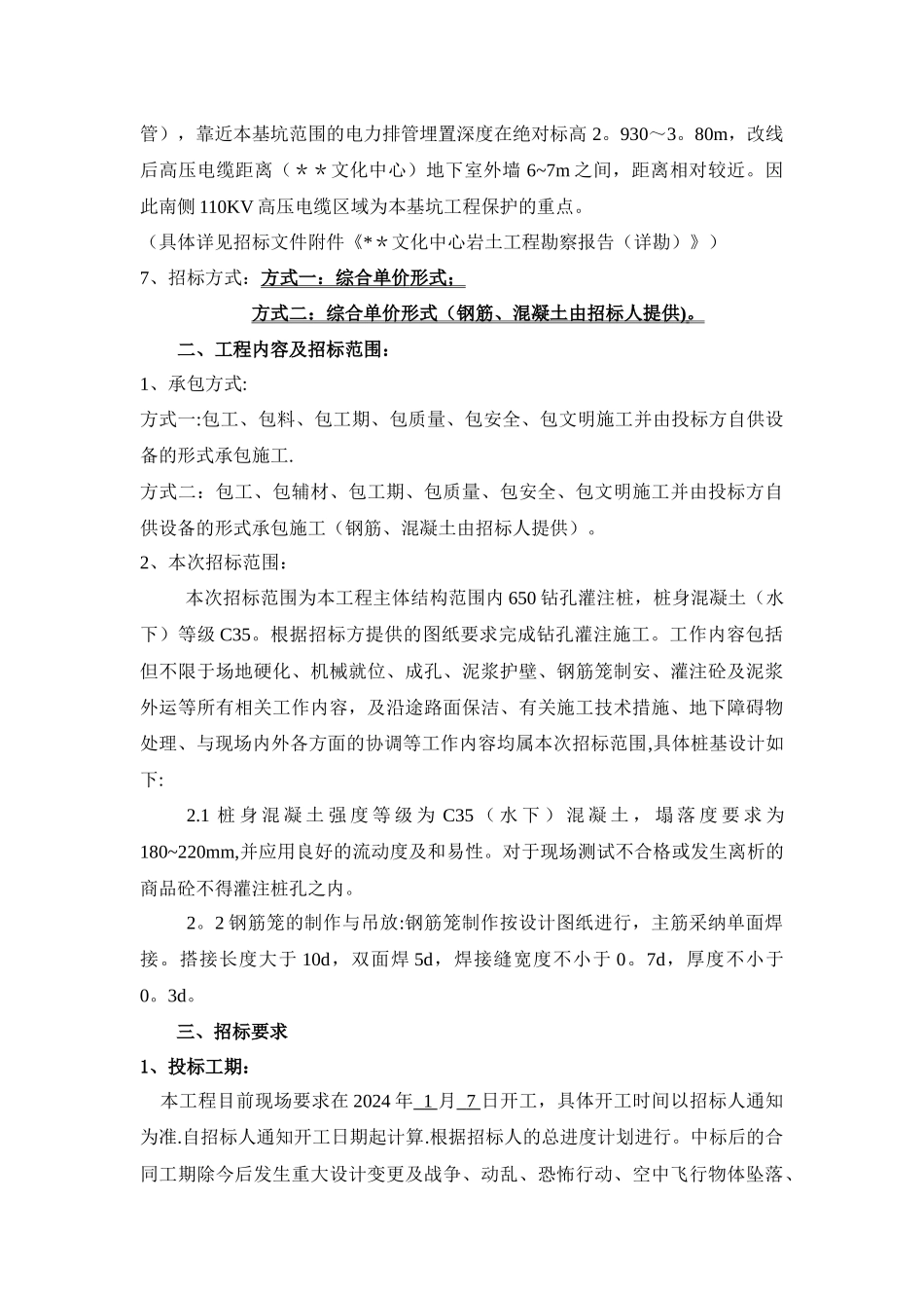 桩基工程招标文件_第2页